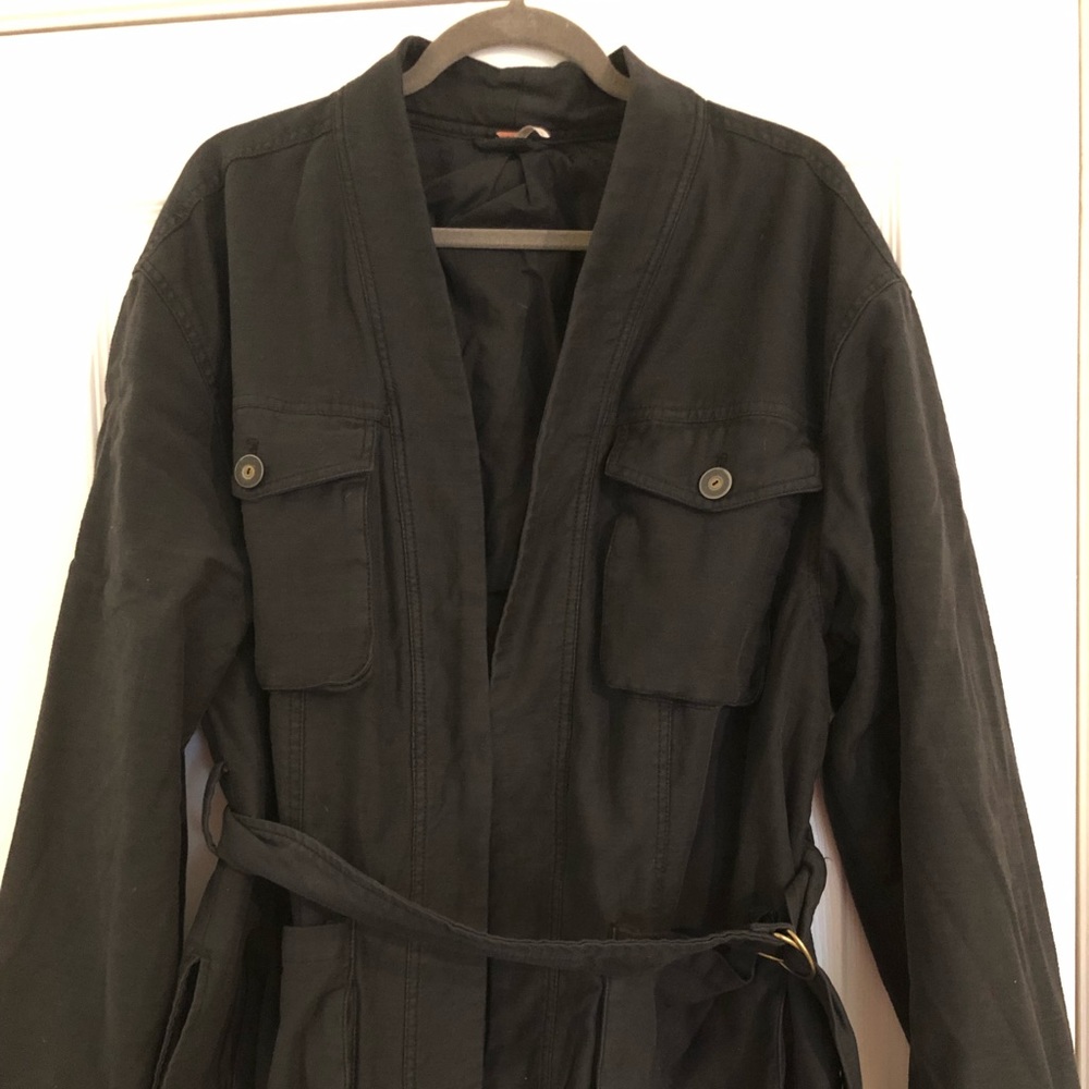 Free People Belted Utility Coat